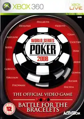 World Series of Poker 2008 (USA) box cover front